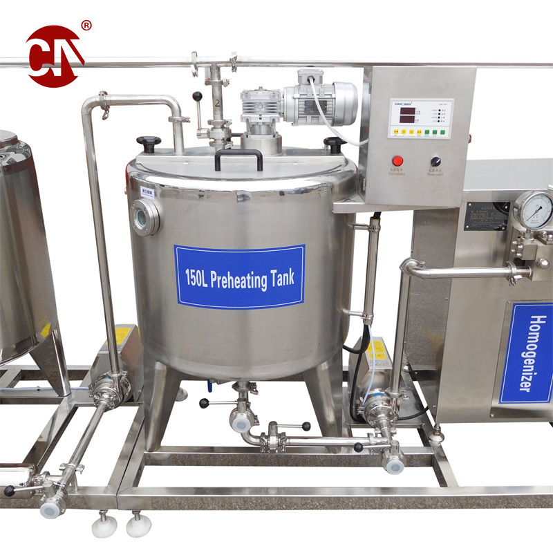 Viscous Fluid Honey Ice Cream Energy Drinks Milk Powder 100 Liter Stainless vacuum Mixing Tank with Agitator