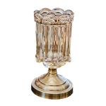 Classical Crystal Glass Transparent Vase Flower Display Glass Vase