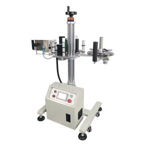 Quality Video Outgoing-Inspection Universal Automatic Top Labeler for Cans Multifunctional wholesale