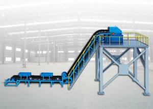 Quality Horizontal Idler Roller 180M3/H Cleated Belt Conveyor 60 Degree wholesale