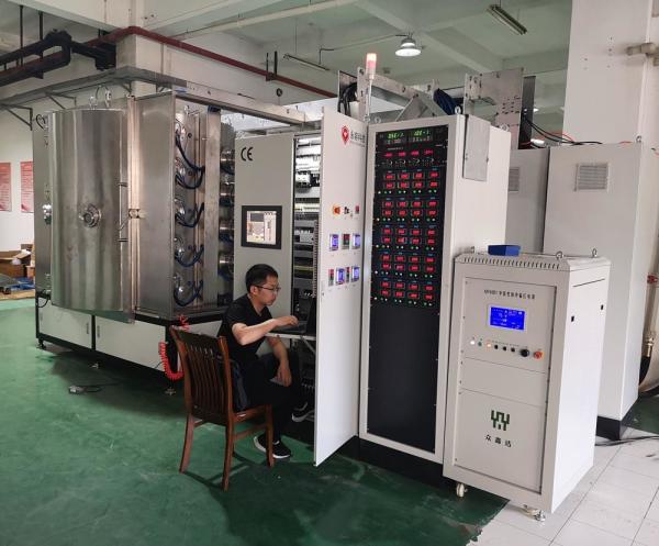 ABS parts TiN Gold PVD Vacuum Coating Machine , Cathodic Arc Decorative Coating