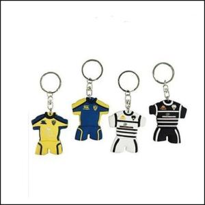 Quality PVC Cloth Rubber Keychain keyrings promotion gift logo wholesale