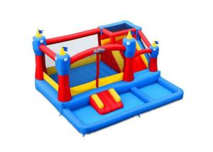 Quality PVC Tarpaulins Attractive Party Inflatable Bouncer Combo With Slide 5 * 5 * 3m wholesale