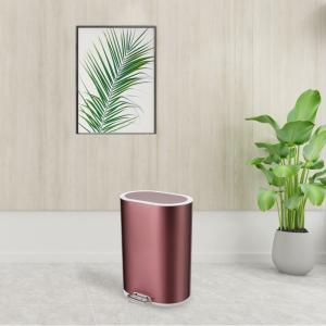 Quality Anti Fingerprint 1.58 Gallon Mini Stainless Steel Trash Can wholesale