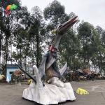Theme Park Equipment Realistic Life Size Dinosaur Model Animatronic Dinosaur