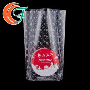 Quality Logo Printed Plastic Christmas Packaging Bags Biodegradable Resealable Poly wholesale