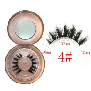 Quality OEM Natural Long 5D Magnetic False Lashes With 100% Handmade wholesale