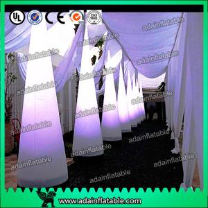 Quality 3M Wedding Events Party Decoration White Inflatable Cone Entrance Customized wholesale