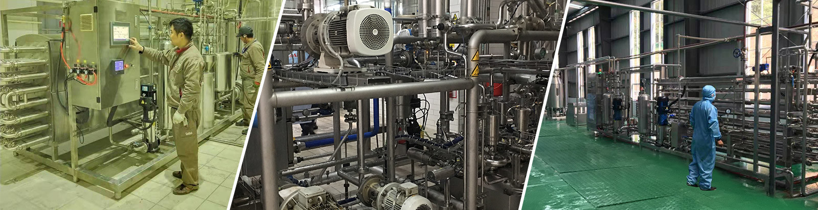 High Precision Tubular UHT Sterilizer Machine 5T/H Juice Production Machine
