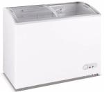 255L 4 Foot Chest Freezer , Two Doors Commercial Ice Cream Freezer