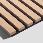 4x8ft Acoustic Slat Wood Wall Panels Sound Slat Wooden Decorative Acoustic Wall