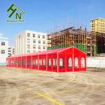 280 People Aluminium Frame Tent 10x30m Red Colorful Large Wedding Marquee
