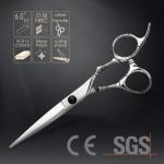 Stable Hair Salon Shears Sharp Blade Tip Hair Cutting Polishing Surface