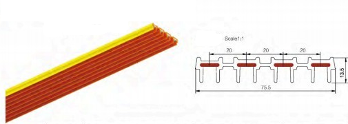 Single Pole Insulated Conductor Rails Overhead Crane Conductor Rails Bars