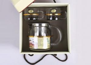 Quality Durable Tea Infuser Set , Handcrafted Teapot Gift Set 700ml Kattle / 2 Cup wholesale