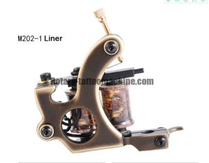 Quality Brass Custom Tattoo Machine Liner Shader , 8 Wraps High End Tattoo Gun For Liner Tattooing wholesale