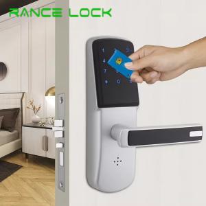 Quality Tuya Fingerprint Password Lock Single Latch Key Card Locks For Hotels wholesale