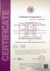 Zhejiang Yisheng fluid Intelligent Control Co., Ltd Certifications