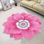 Irregular Living Room Floor Carpets Gold Diamond Velvet Flower Bedroom Sofa