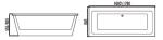cUPC freestanding acrylic room bathtub,portable bathtub prices,plastic bathtub