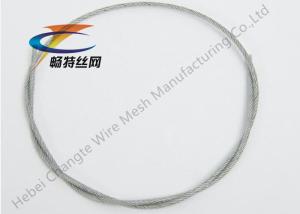 Quality 7x7 Structure 0.5mm Diameter 304 Stainless Steel Wire Rope wholesale