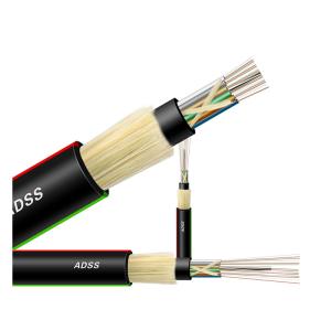 Quality Outdoor Aerial ADSS Fiber Optic Cable Single Mode 24 48 96 Core wholesale