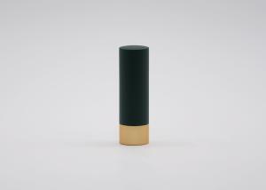 Quality ODM Dark Green Metal Empty Lipstick Tube Color Spraying Surface wholesale
