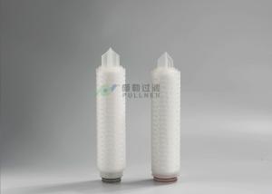 Quality 0.22 Micron Pleated PP/Polyester/Glass fiber Pleated Filter Cartridge for RO Security System wholesale