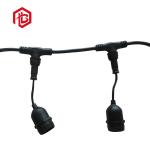 300VAC PVC Nylon 2 Pin Waterproof IP68 E27 Bulb Holder