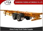 Two Axle 8 Tires 30 Ton 40 Feet Chassis Container Trailer Skeletal Semi Trailer