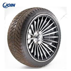 Quality Complete 14in Golf Cart Wheels Aluminum Electric Golf Buggy Tyres wholesale