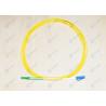 Buy cheap LC Fiber Jumper 9/125um Simplex LC apc-LC upc Fiber Optic Jumper from wholesalers
