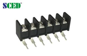 Quality 2-32 Poles Electrical Terminal Block Pitch 8.25mm 300V 20A PBT Brass wholesale