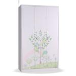3 Doors metal clothing locker Wardrobe Steel Almirah Cabinet Design