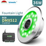 1860ma SS316L 36W Submersible Led Fountain Lights 1000lm
