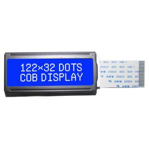 China 2.5 Inch Monochrome LCD Module Negative STN Cob 122*32 Dots Chip 18 Pin on sale