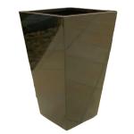 Easy to assemble high white planters vertical flower pots