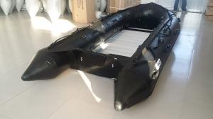 Quality 8 Person Black Long Military Inflatable Boat , Inflatable Speed Boat For Rescue wholesale