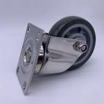 Swivel Plate Mounting 125mm SS Caster Wheels 150kg Load