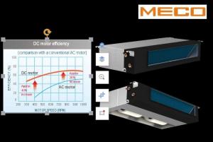 Quality 2 Tube Concealed Ac Unit , Hvac Fan Coil Unit Air Return Box Optional 500CFM wholesale