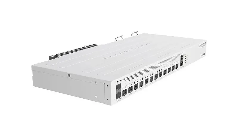 Mikrotik CCR2004-1G-12S 2XS 10 Gigabit Optical Port Router with Wi-Fi Support 2.4G 5G Frequencies and WDS Compatible