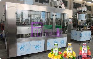 Quality Glass Bottle Filler Machine Automatic Juice / Tea Bottling Filling Machine 6000 - 8000BPH wholesale