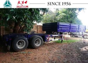 Quality 2 Axle Interlink Flatbed Trailer With Drop Side wholesale