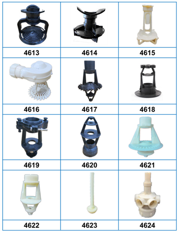 Counterflow Spray Nozzle ABS Cooling Tower Water Spray Nozzles