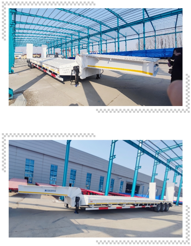 TITAN 3 Axle Low Bed Trailer for Sale With Ramp