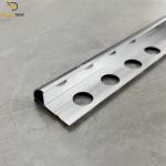 Round Edge Closed 2.6m Metal Tile Trim Aluminum Tile Edging Strip