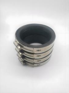 Quality Adjustable 4'' Stainless Steel Hose Clamp Parts Flexible Rubber wholesale