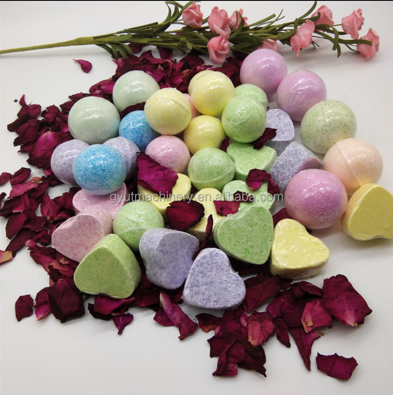Small Orders Full Automatic Bath Ball Forming Machine for Making Square Round Bath Bomb