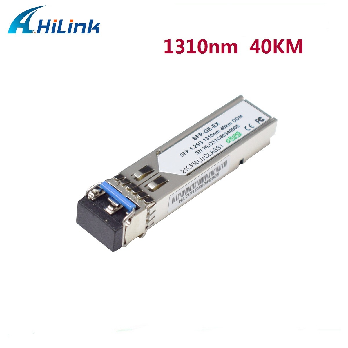 OEM 1.25G SFP Optical Transceivers 1310nm 40KM DFB PIN Duplex LC