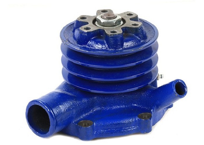 R200-5 Excavator Hydraulic Parts Blue Portable Water Pump For Engine D6BR-C